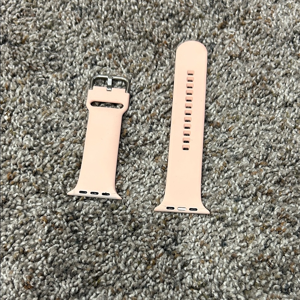 SHEIN Blush Silicone Watch Strap